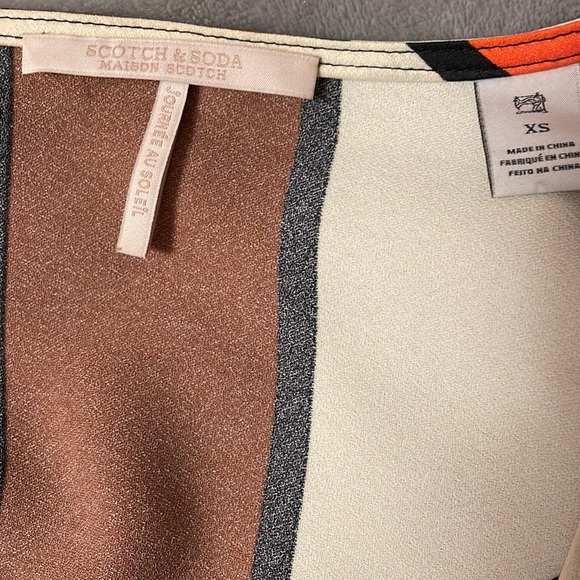 Scotch & Soda Striped V-Neck Dress - Picture 2 of 2